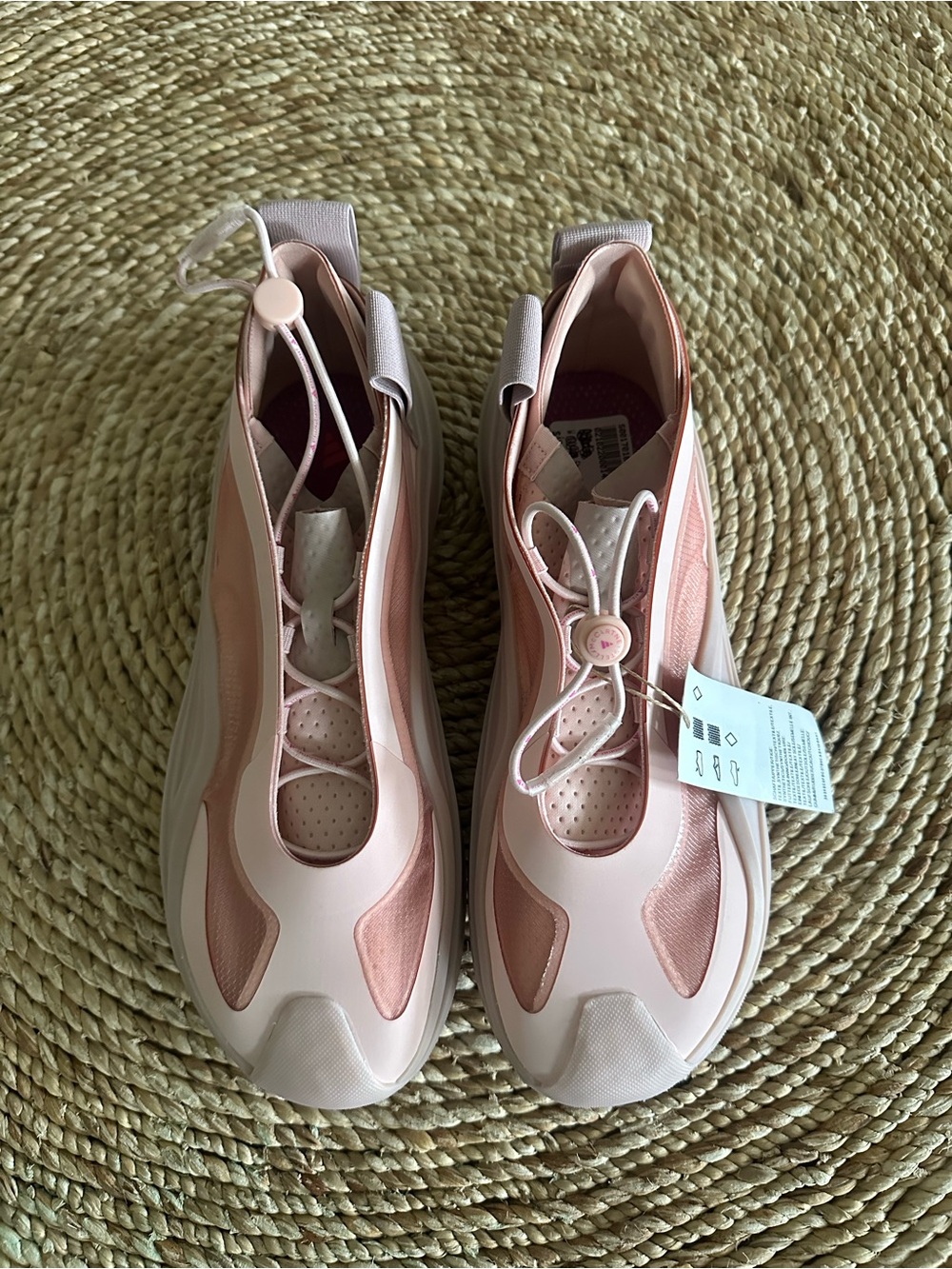 Adidas By Stella McCartney Sportswear Low Ground Vapour Pink JH8960 Sneaker Sz 9
